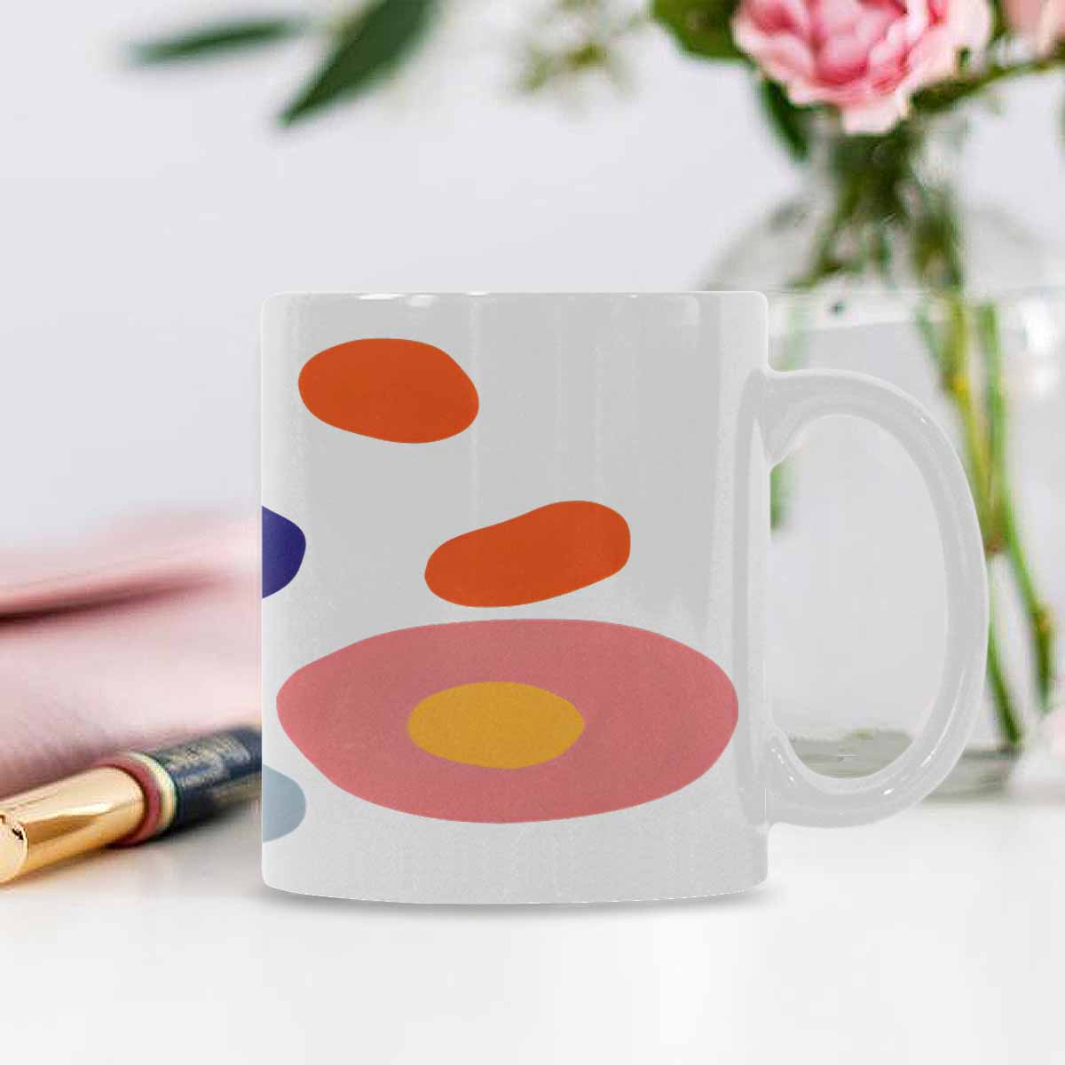 Quality Mug, coffee mug, tea cup, Bold Abstract, Set 1, design 115