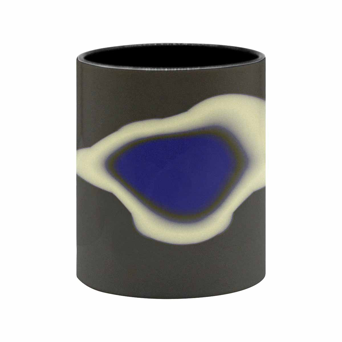 Coffee Mug, tea cup, black core, abstract, design 119