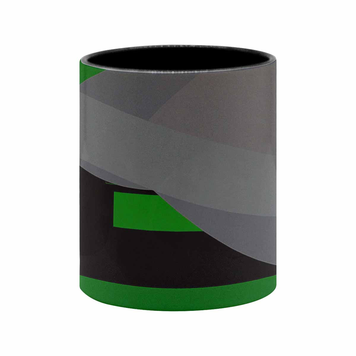 Coffee Mug, tea cup, black core, abstract, design 24