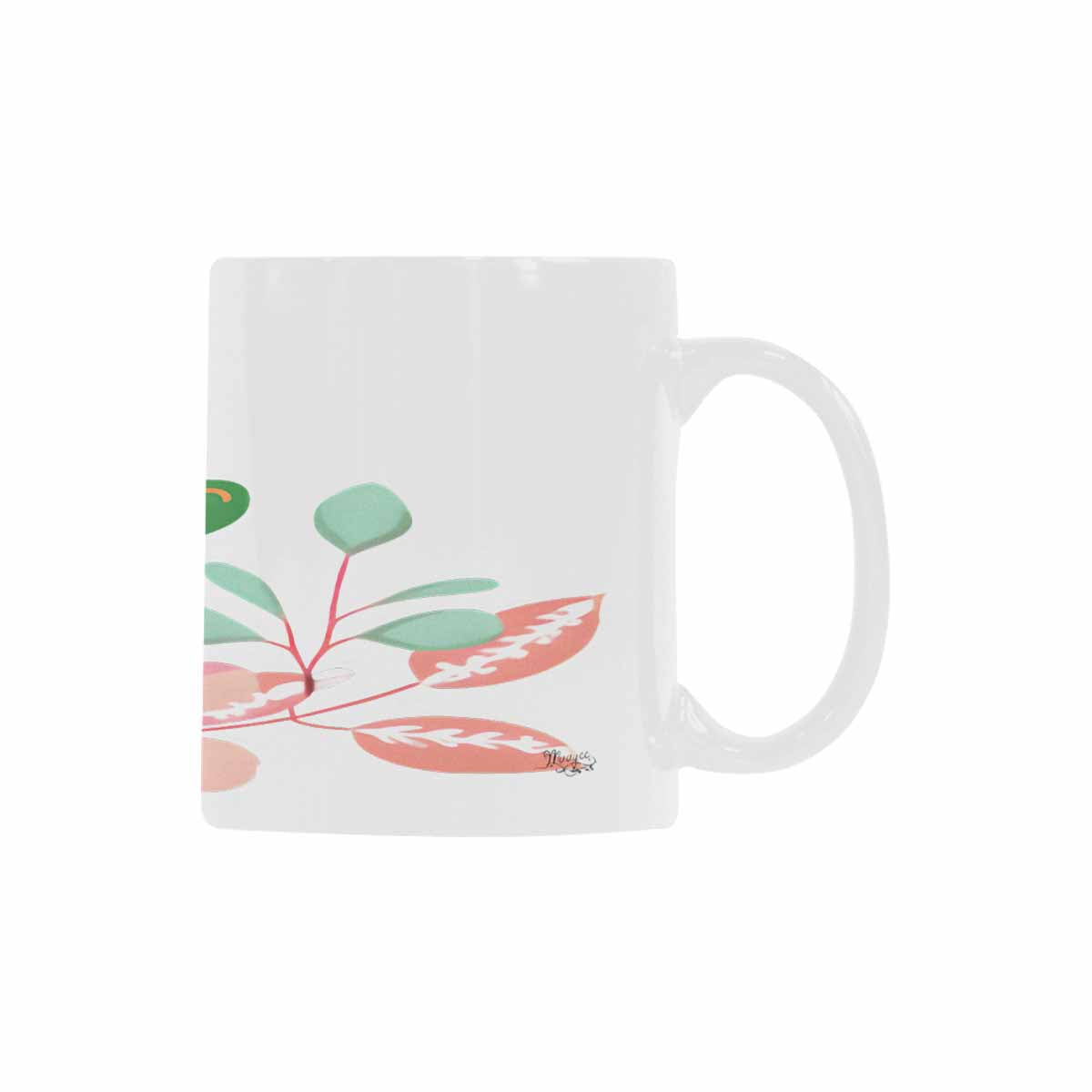Quality Mug, coffee mug, tea cup, Bright florals, Set 2, design 65