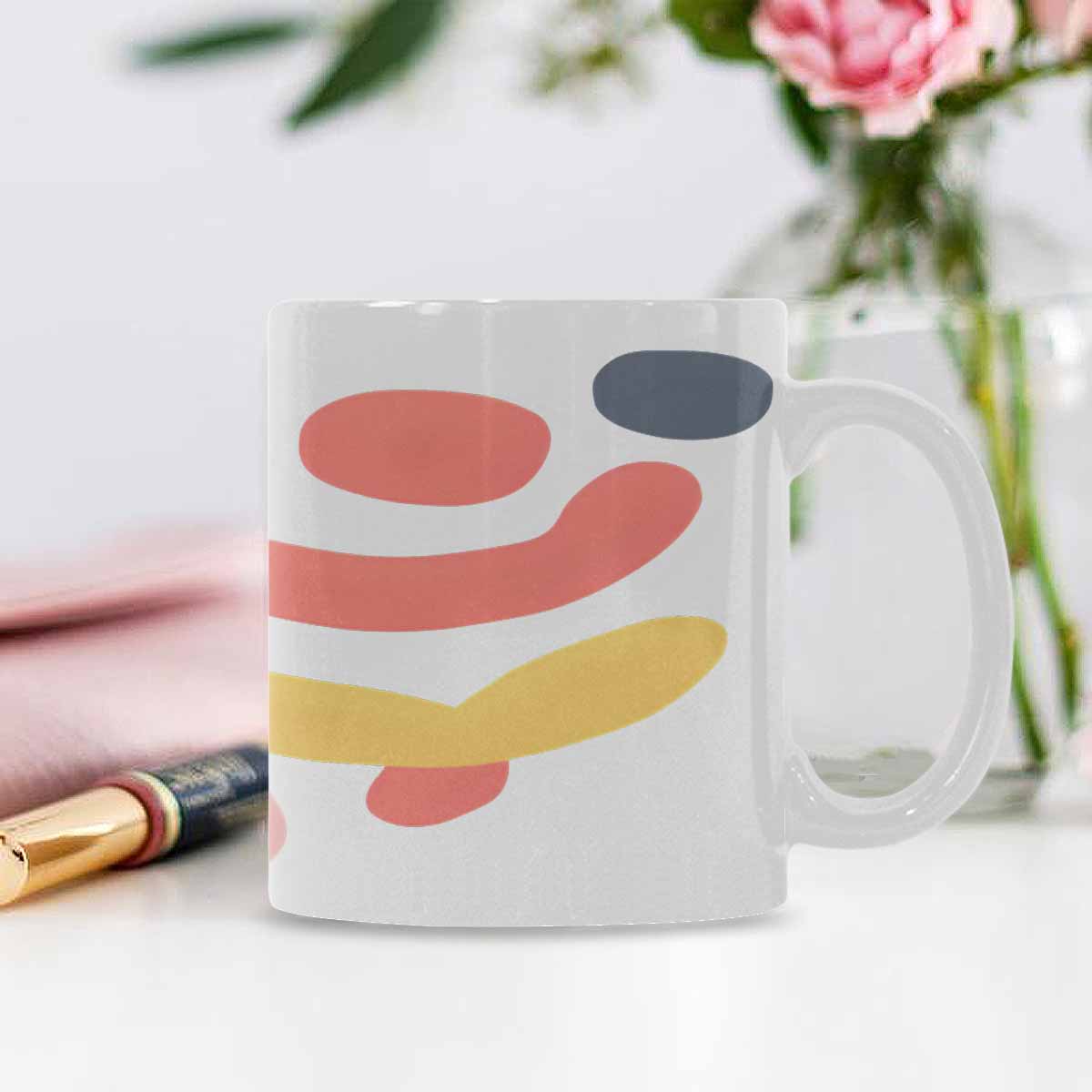 Quality Mug, coffee mug, tea cup, Bold Abstract, Set 1, design 111