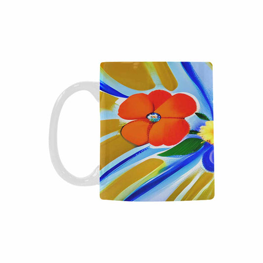 Quality Mug, coffee mug, tea cup, Bright florals, Set 1, Design 73