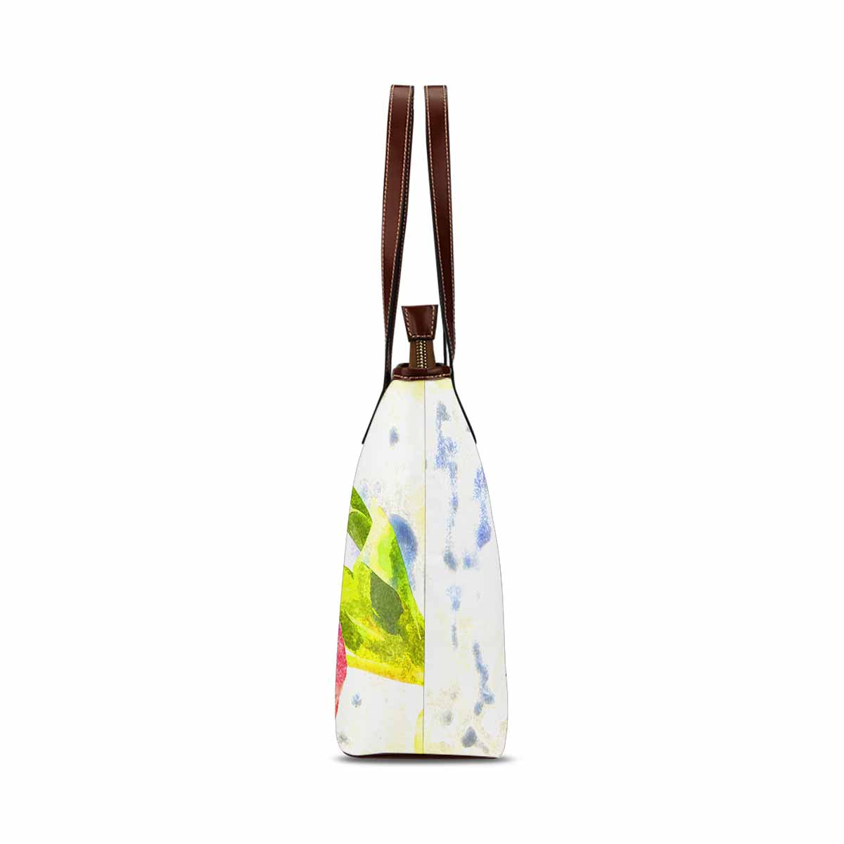 Classic Fabric handbag, watercolor floral, design 274