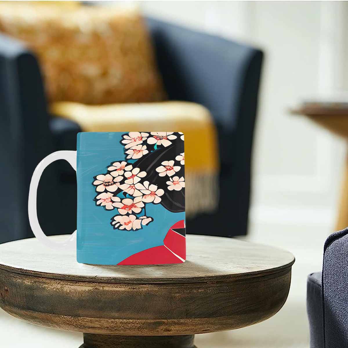 Quality Mug, coffee mug, tea cup, Asian Faces, Design 50