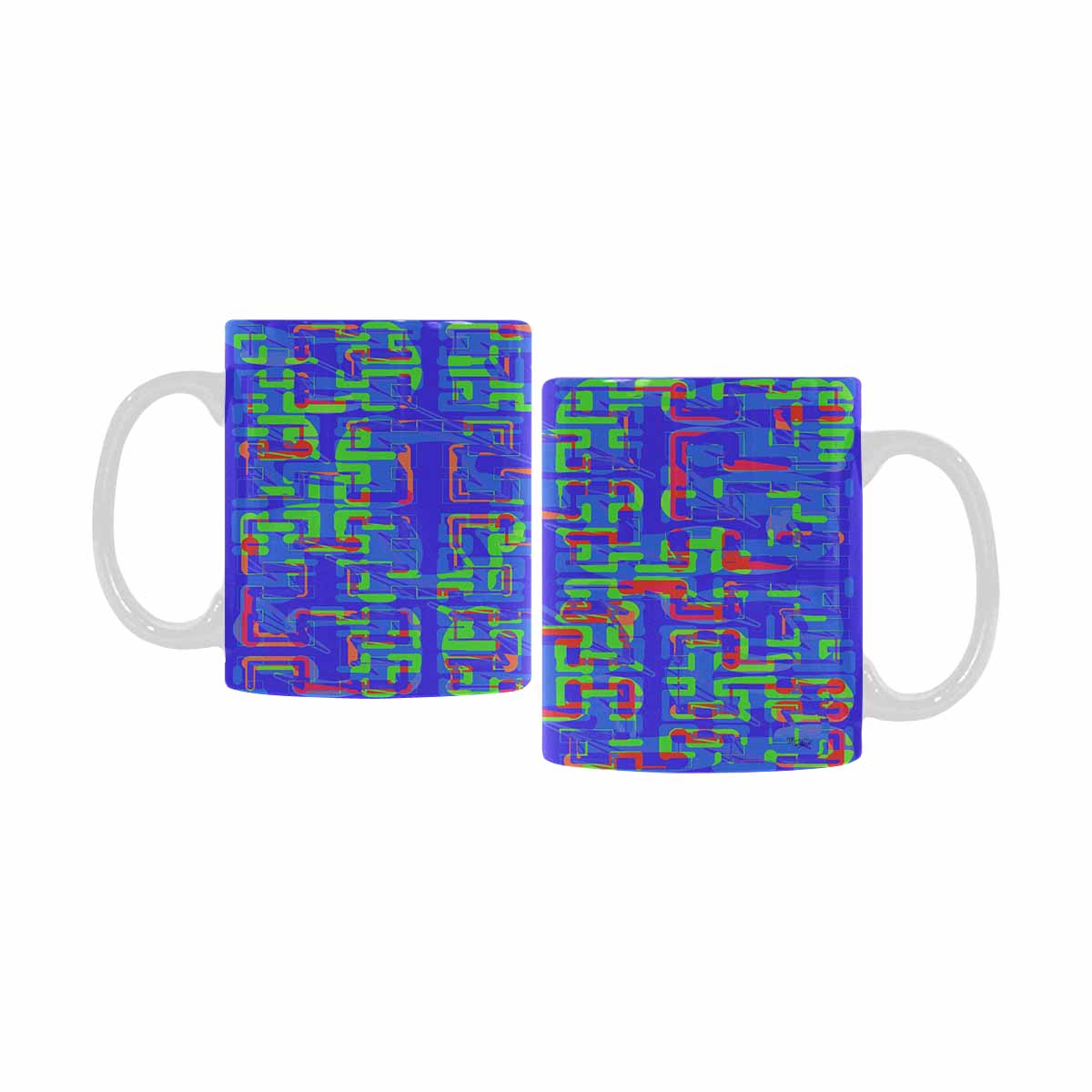 Unique Abstract design coffee mug, set 1, design 75