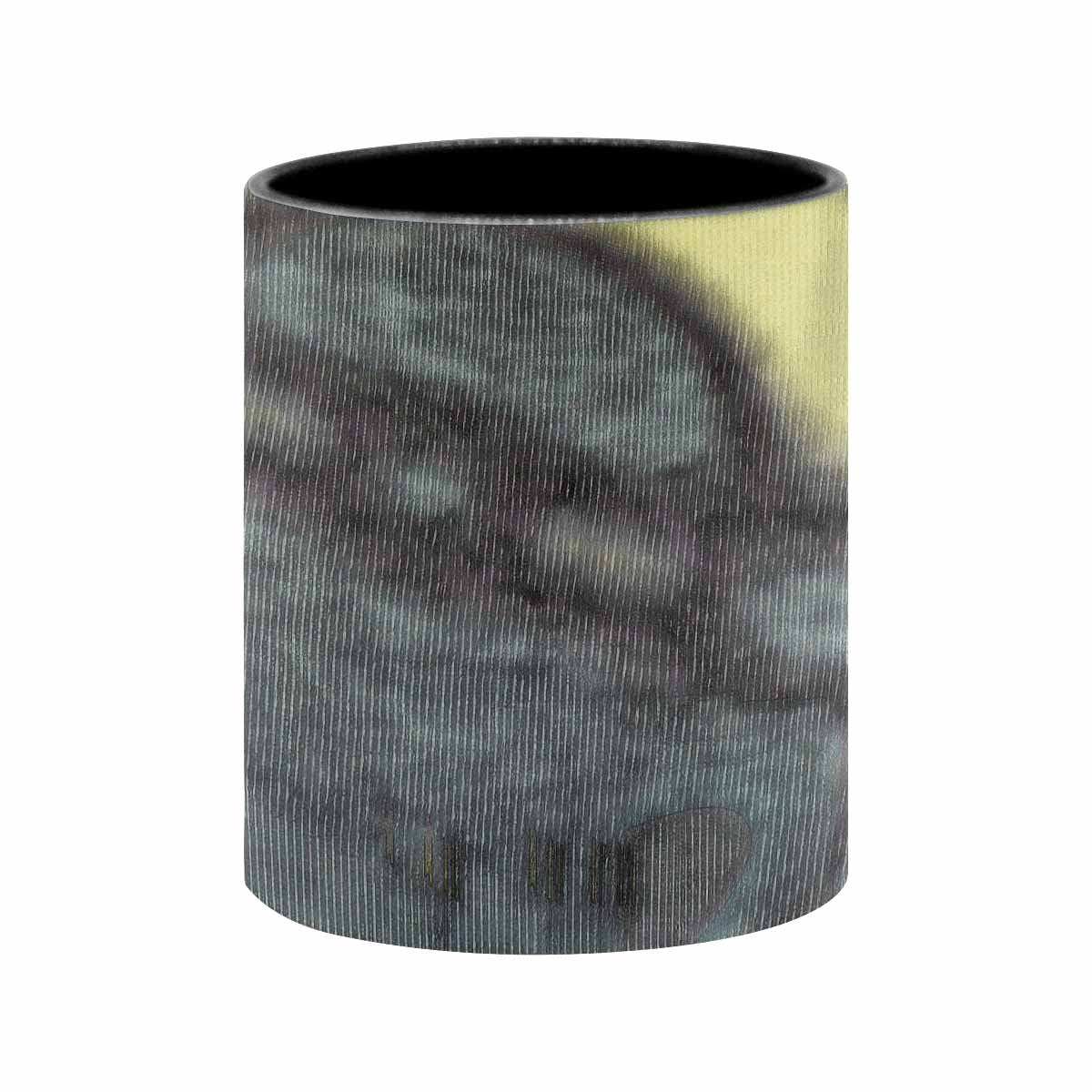 Coffee Mug, tea cup, black core, abstract, design 123