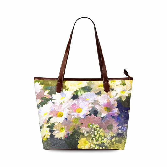 Classic Fabric handbag, watercolor floral, design 179