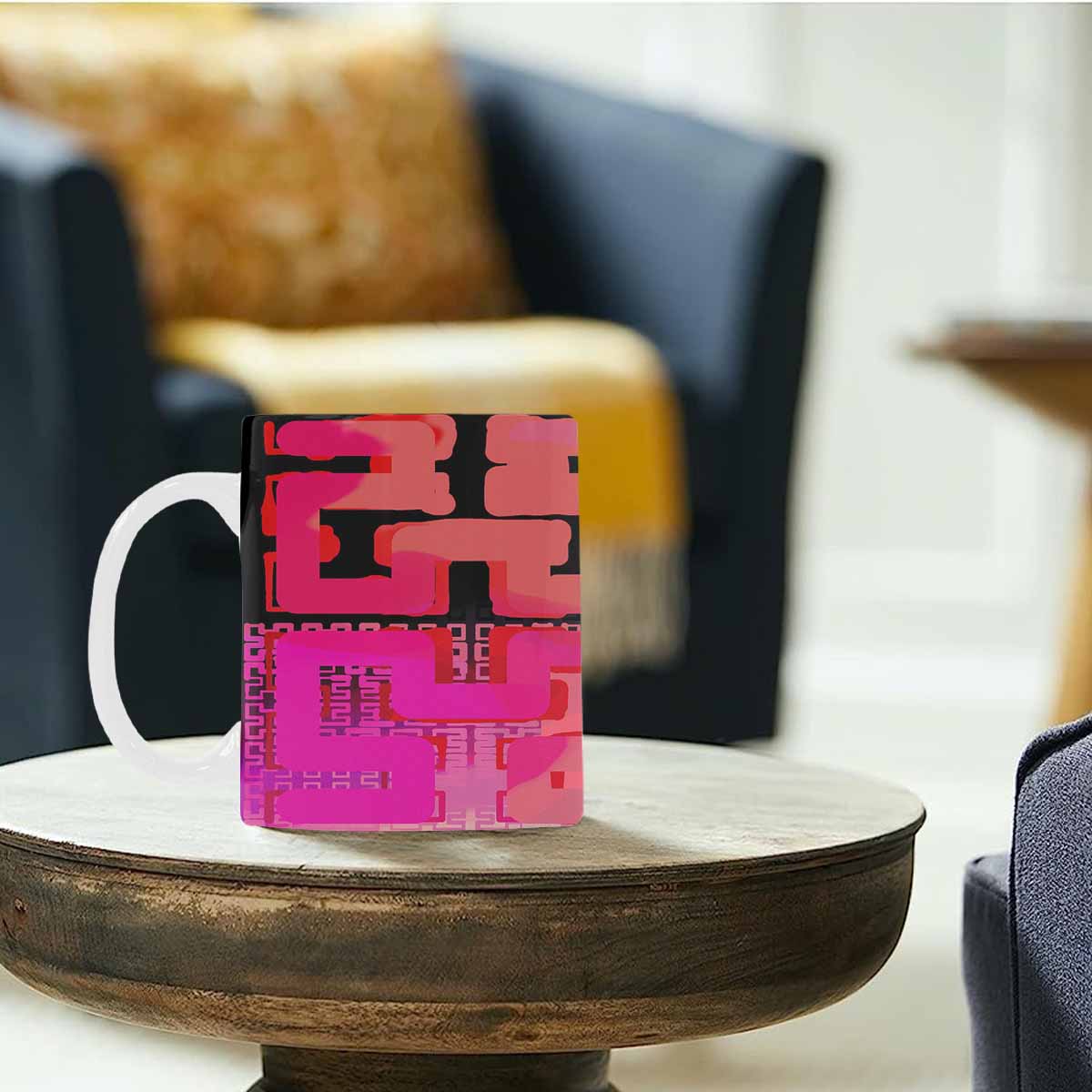 Unique Abstract design coffee mug, set 1, design 137