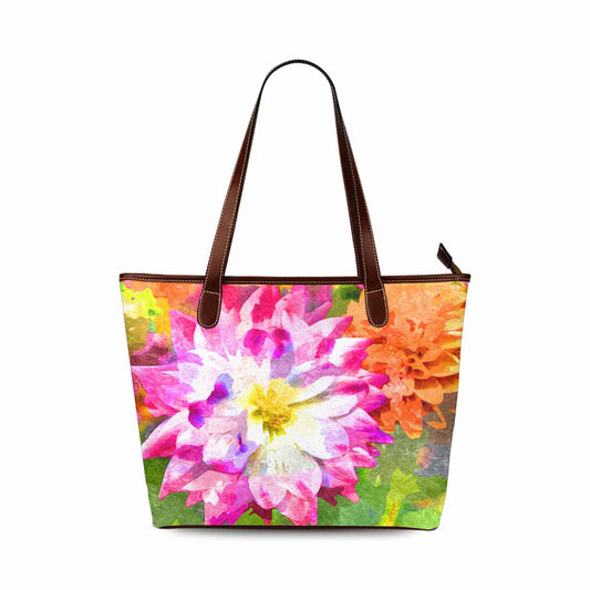 Classic Fabric handbag, watercolor floral, design 61