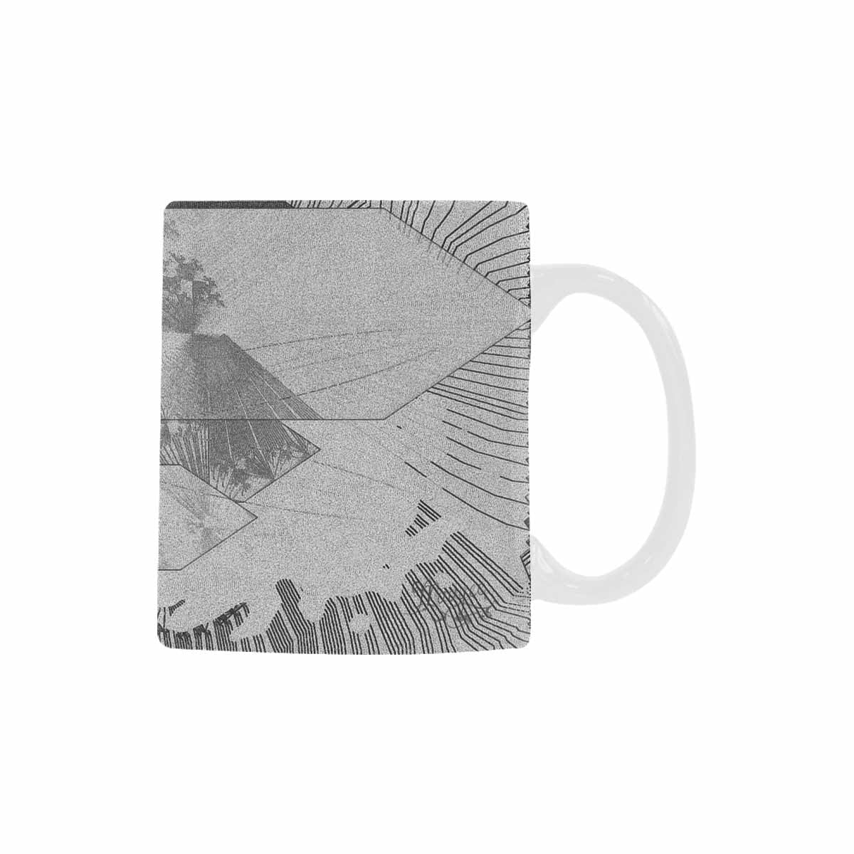 Quality Mug, coffee mug, tea cup, B & W Abstract, Set 1, design 78