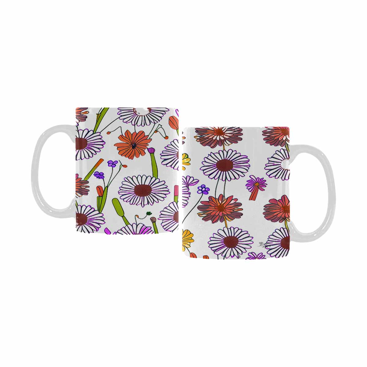 Quality Mug, coffee mug, tea cup, Set 1A, Mixed Floral design 29