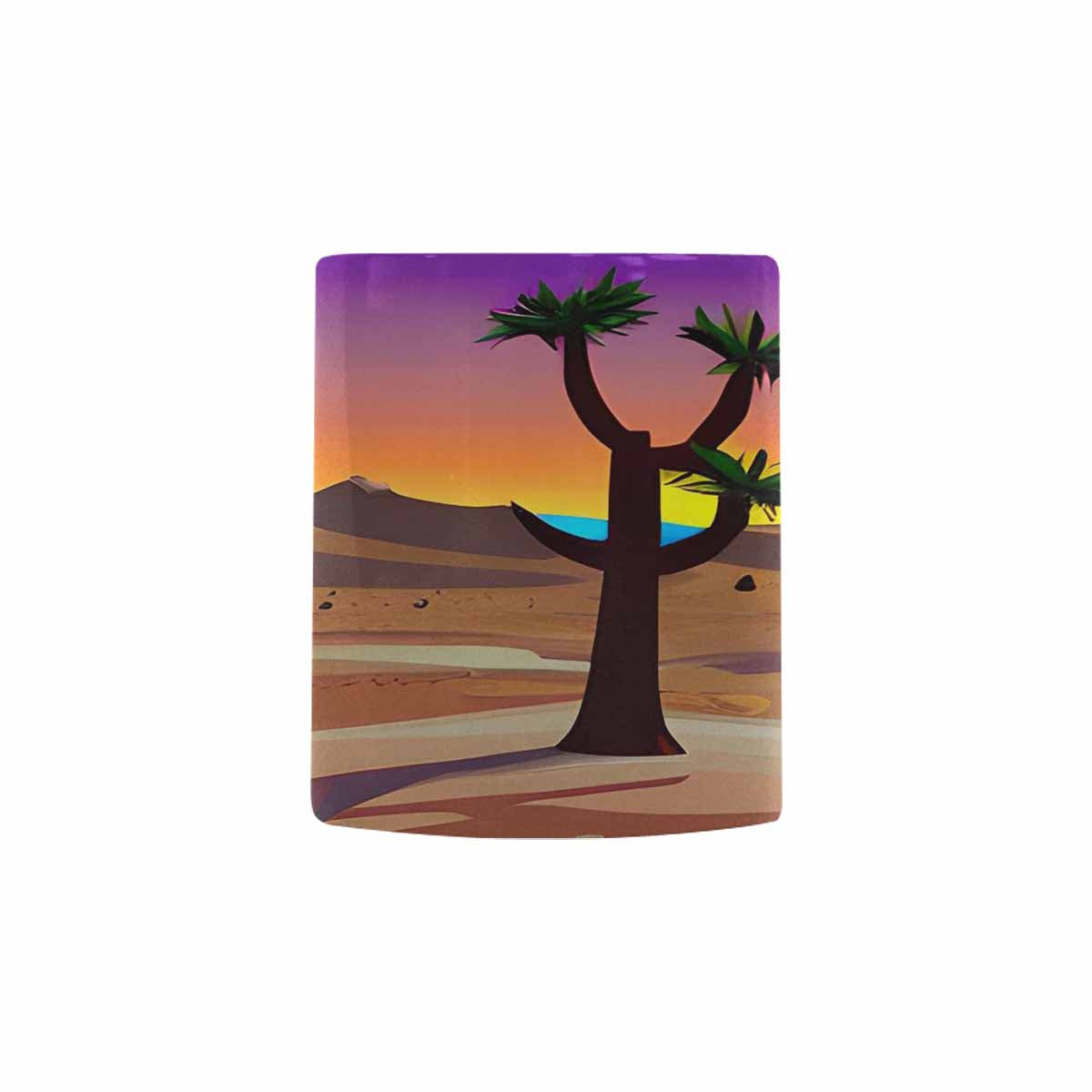 Coffee Mug, tea cup, desert scene, design 62