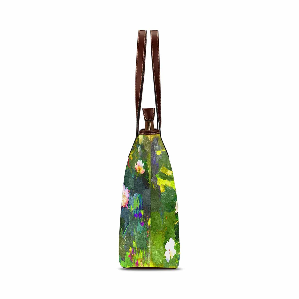 Classic Fabric handbag, watercolor floral, design 98