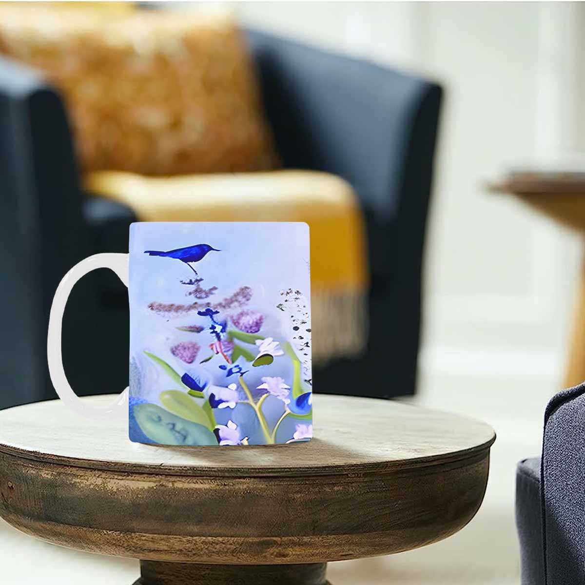 Quality Mug, coffee mug, tea cup, Bright florals, Set 1, Design 90