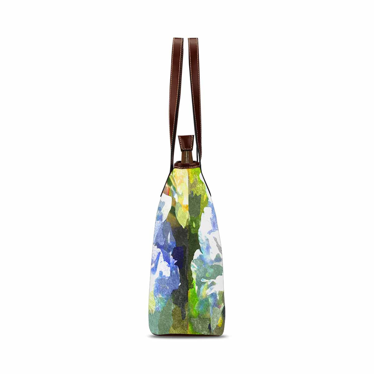 Classic Fabric handbag, watercolor floral, design 173