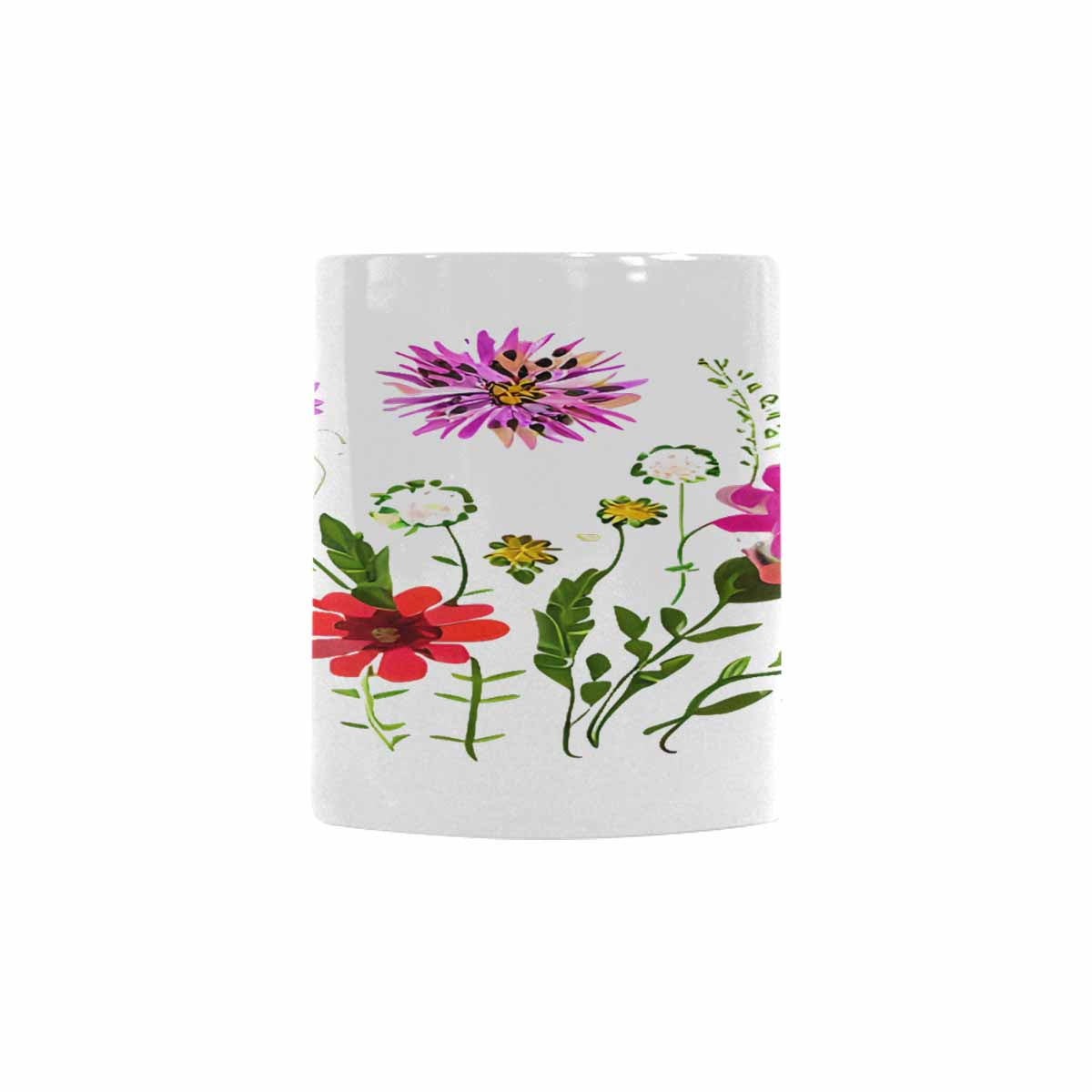 Quality Mug, coffee mug, tea cup, Bright florals, Set 2, design 93