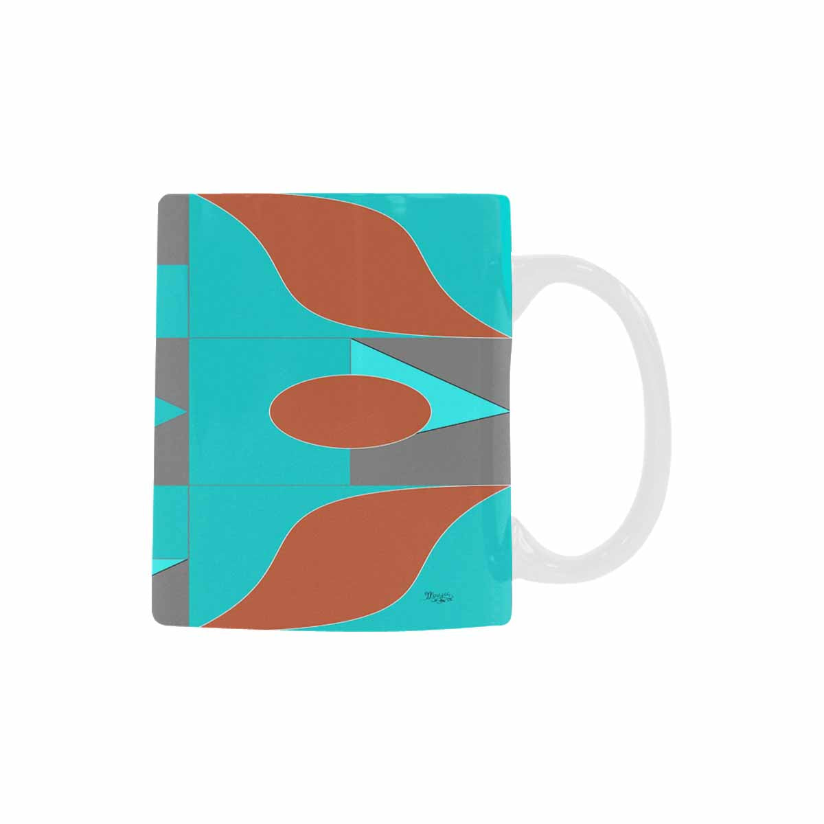 Unique Abstract design coffee mug, set 1, design 125