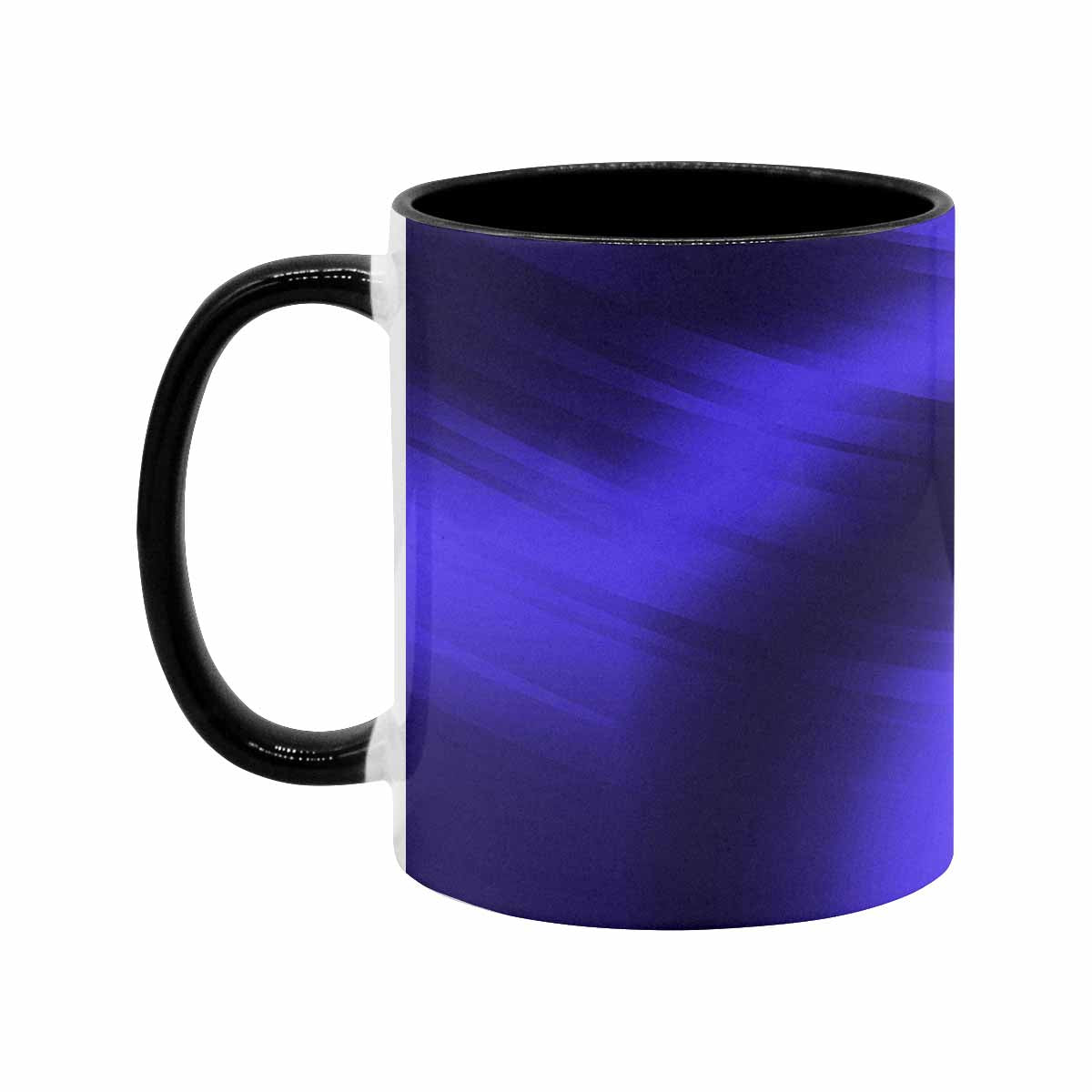 Coffee Mug, tea cup, black core, abstract, design 58