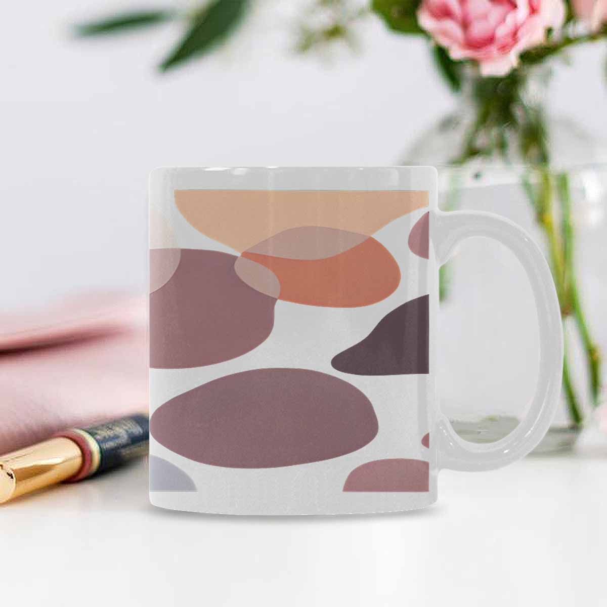 Quality Mug, coffee mug, tea cup, Bold Abstract, Set 1, design 18