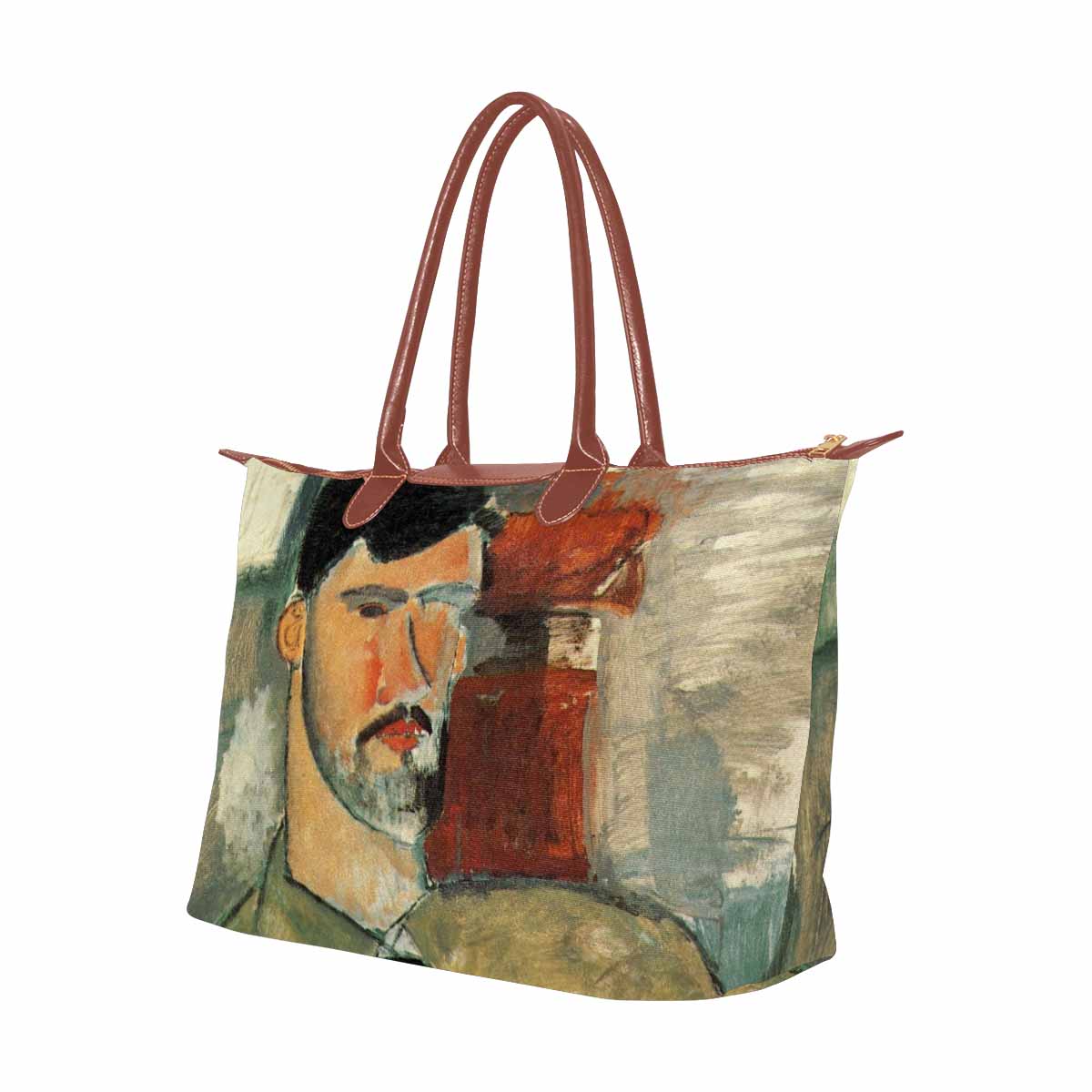 Classic handbag, Modigliani design, choice of 2 colors, Henri Laurens