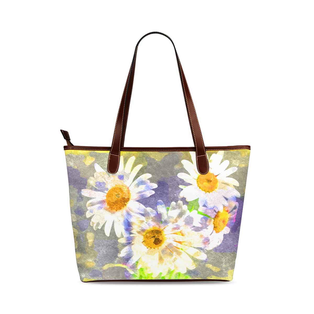 Classic Fabric handbag, watercolor floral, design 27