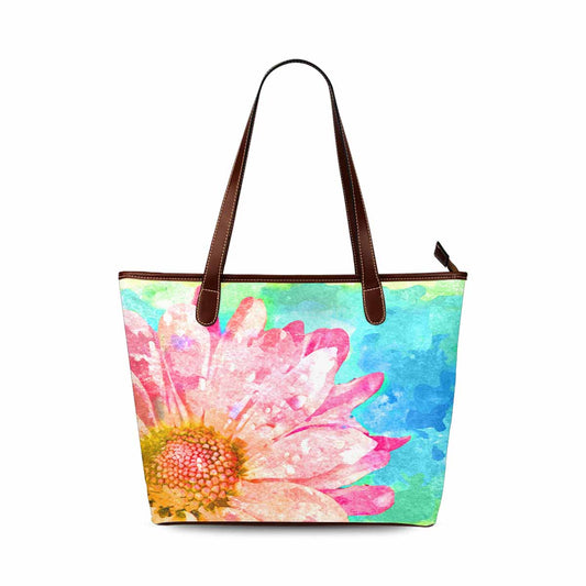 Classic Fabric handbag, watercolor floral, design 79