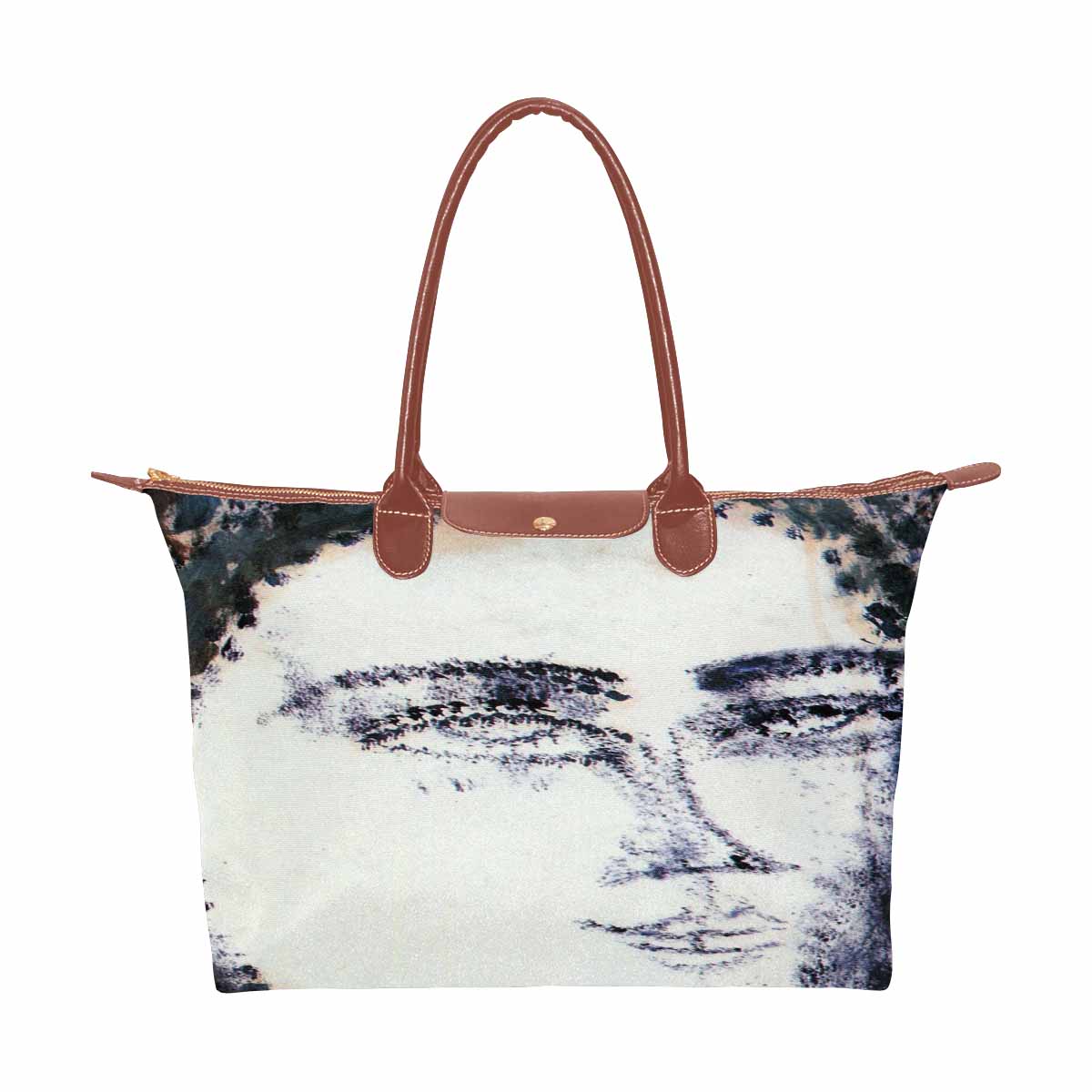 Classic handbag, Modigliani design, choice of 2 colors, Head number 2