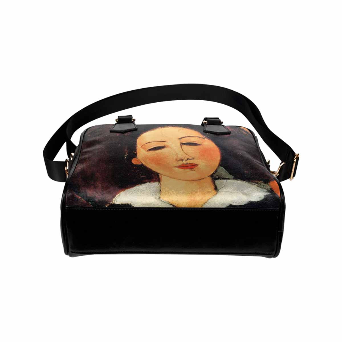 Shoulder PU Leather handbag, Modigliani design, choice of 2 colors, Jacques Lipchitz and his woman 1