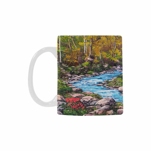 Rivers & Mountains Landscape mugs, set 1 design 1