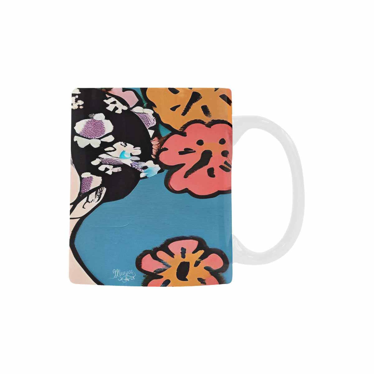 Quality Mug, coffee mug, tea cup, Asian Faces, Design 65