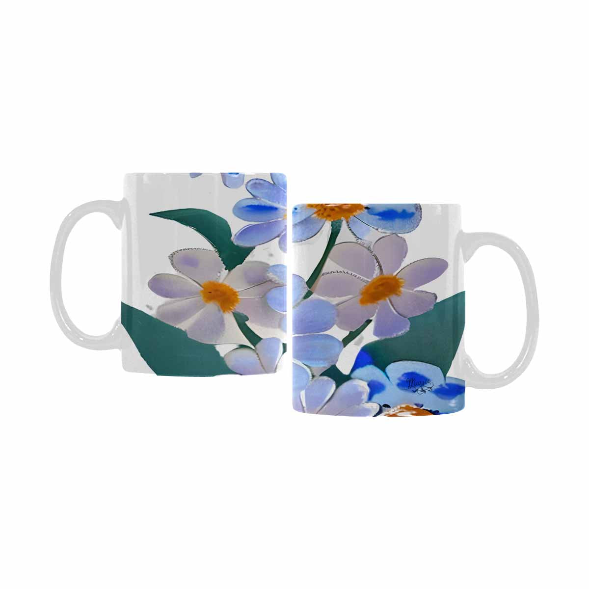 Quality Mug, coffee mug, tea cup, Bright florals, Set 1A, Design 47