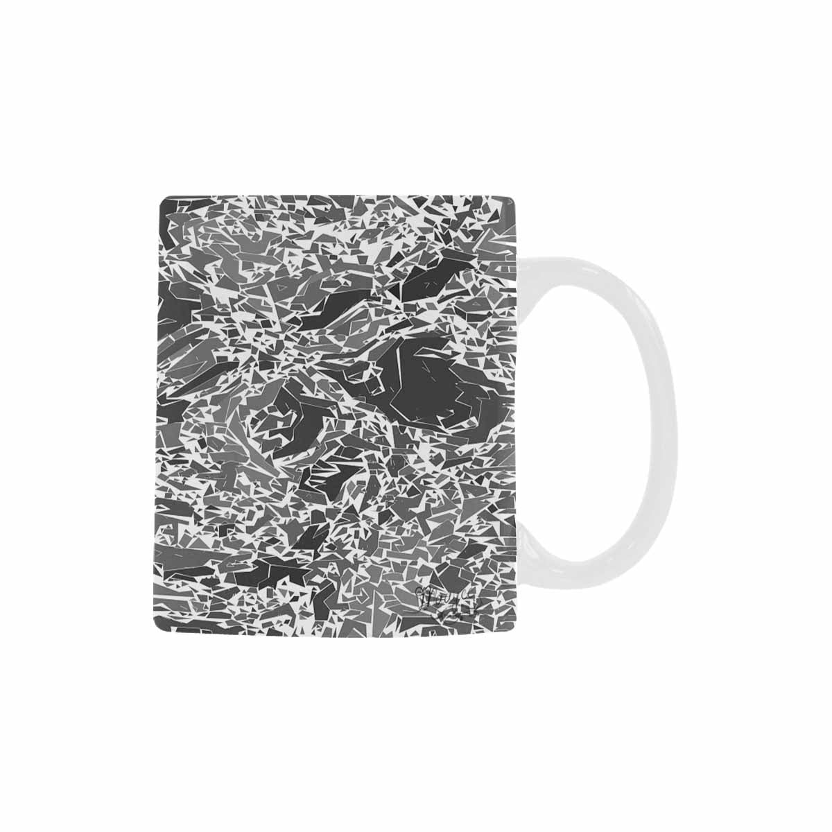 Quality Mug, coffee mug, tea cup, B & W Abstract, Set 1, design 118