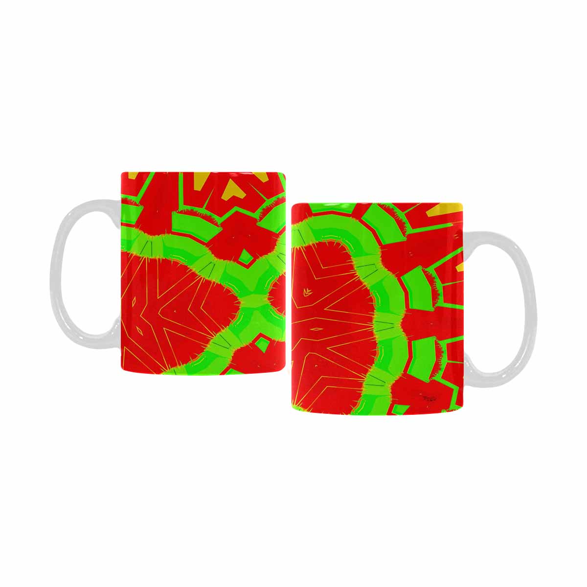 Unique Abstract design coffee mug, set 1, design 105
