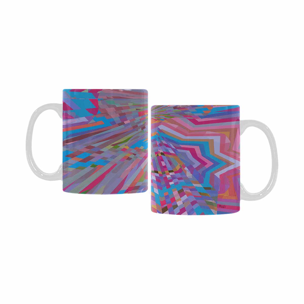 Unique Abstract design coffee mug, set 1, design 16