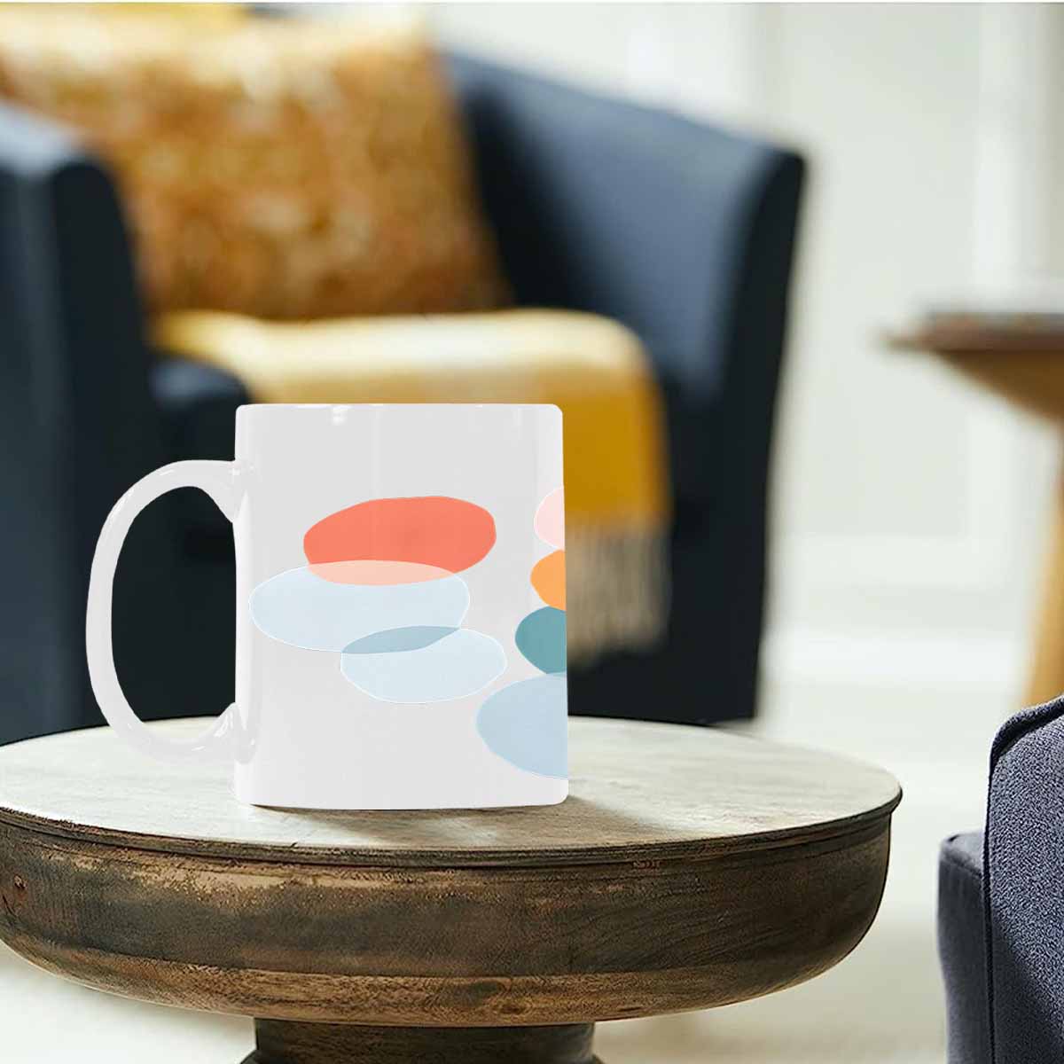 Quality Mug, coffee mug, tea cup, Bold Abstract, Set 1, design 105