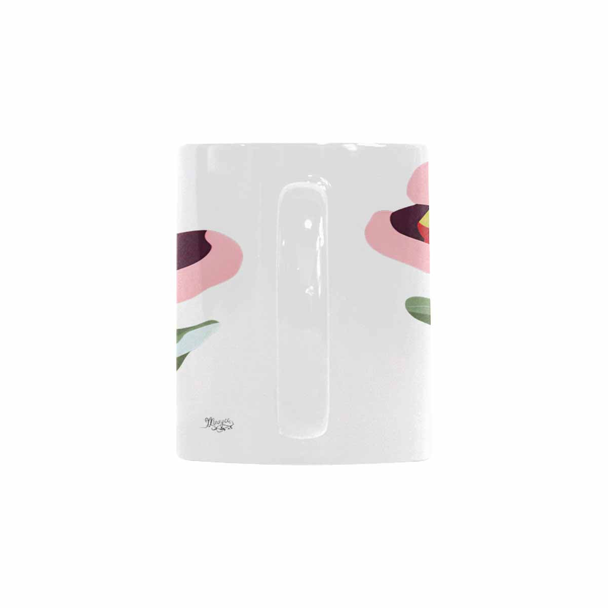 Quality Mug, coffee mug, tea cup, Bright florals, Set 2, design 80