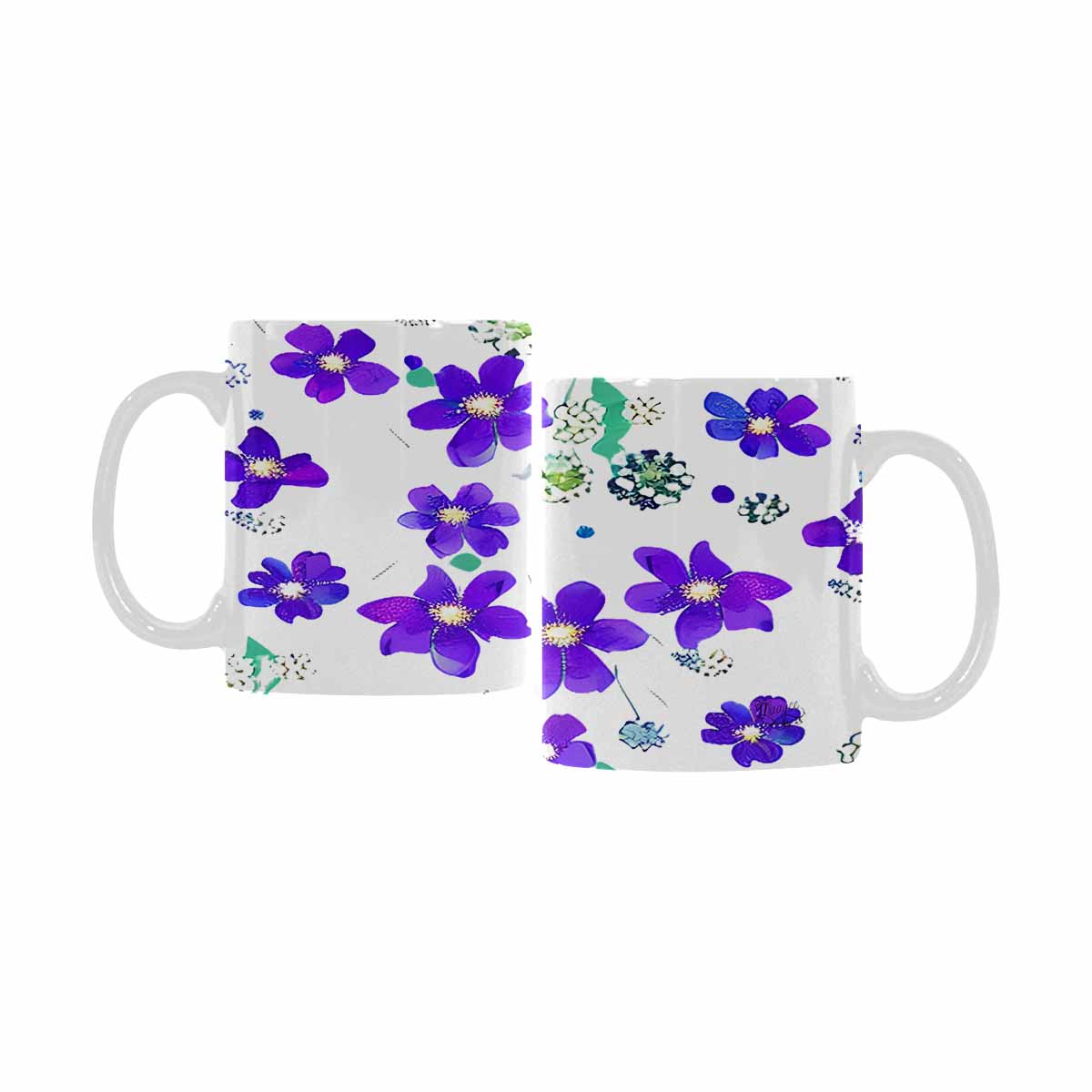 Quality Mug, coffee mug, tea cup, Bright florals, Set 1A, Design 141