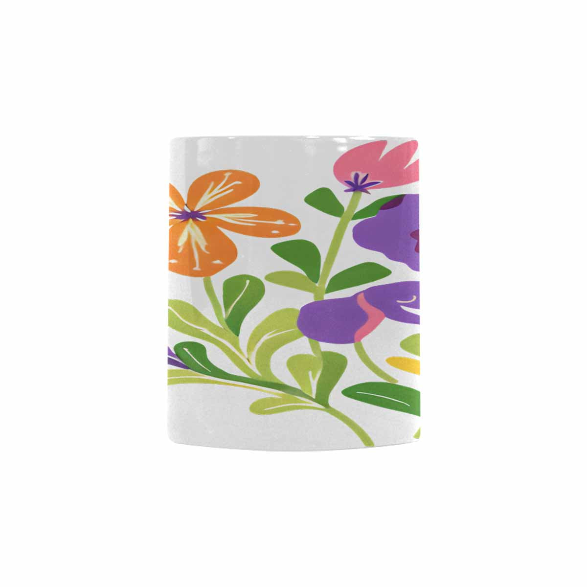 Quality Mug, coffee mug, tea cup, Bright florals, Set 2, design 58