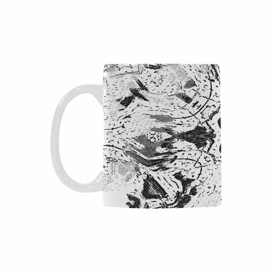 Quality Mug, coffee mug, tea cup, B & W Abstract, Set 1, design 150