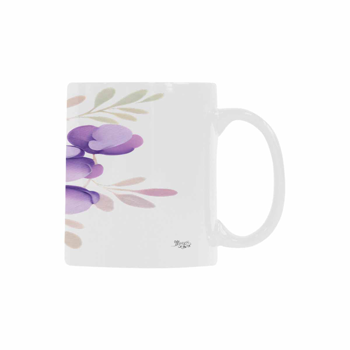 Quality Mug, coffee mug, tea cup, Bright florals, Set 2, design 25