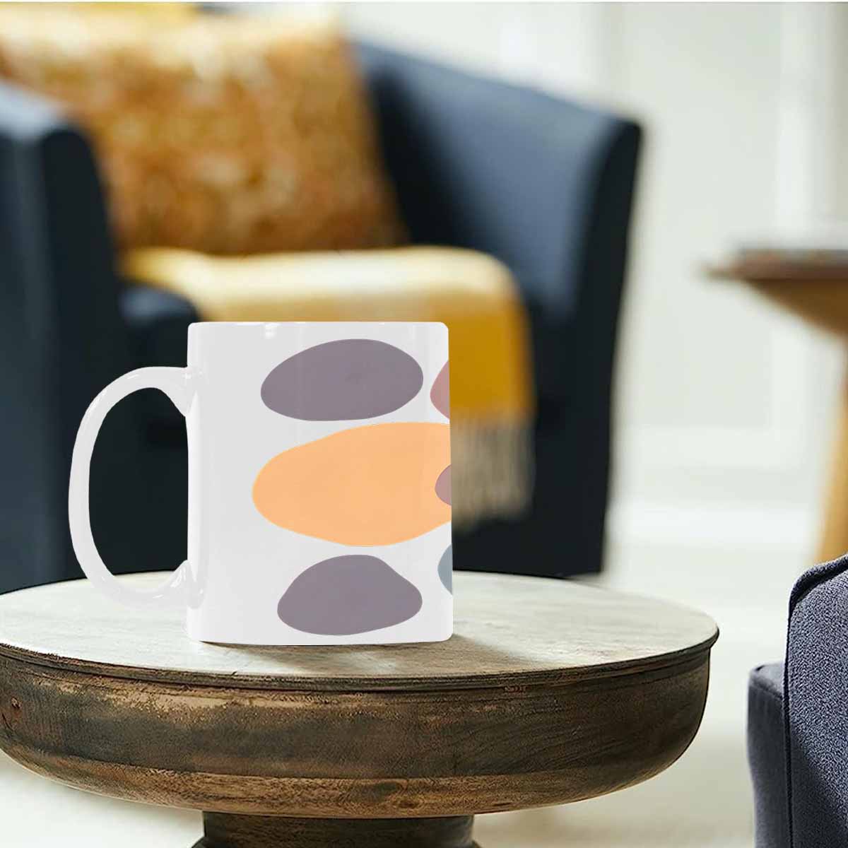 Quality Mug, coffee mug, tea cup, Bold Abstract, Set 1, design 35