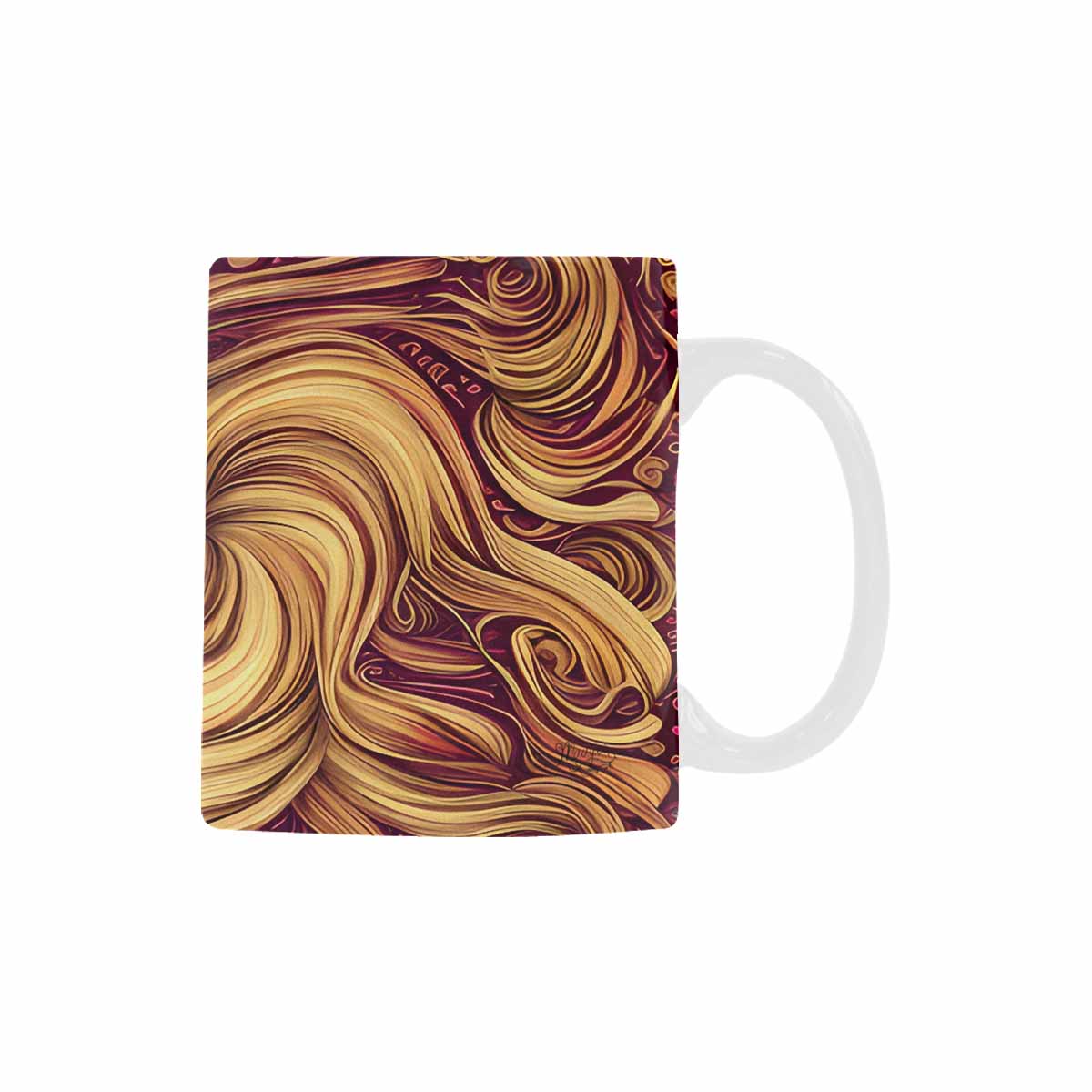 Coffee Mug, tea cup,caucasian Face, design 12