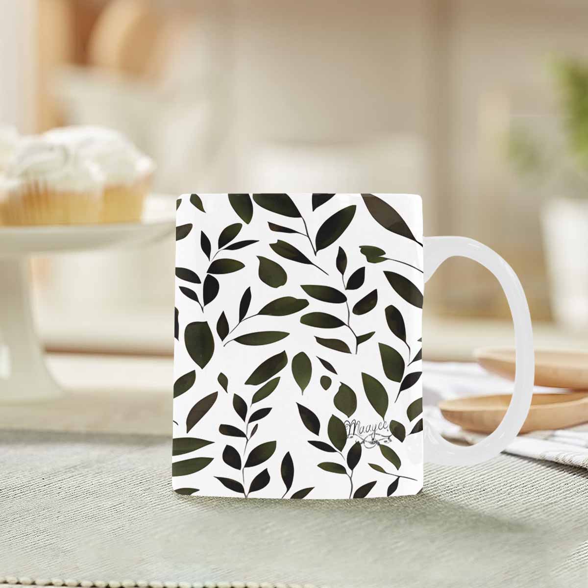 Quality Mug, coffee mug, tea cup, B & W Abstract, Set 1, design 21