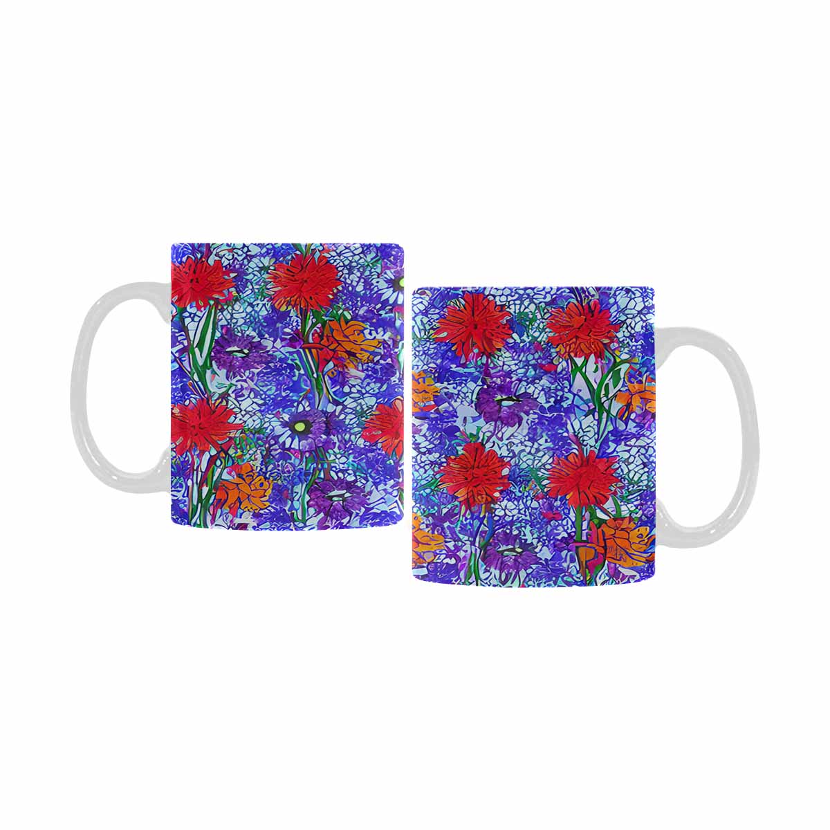 Quality Mug, coffee mug, tea cup, Set 1, Mixed Floral design 26