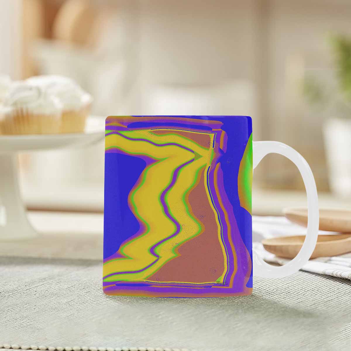 Unique Abstract design coffee mug, set 1, design 122