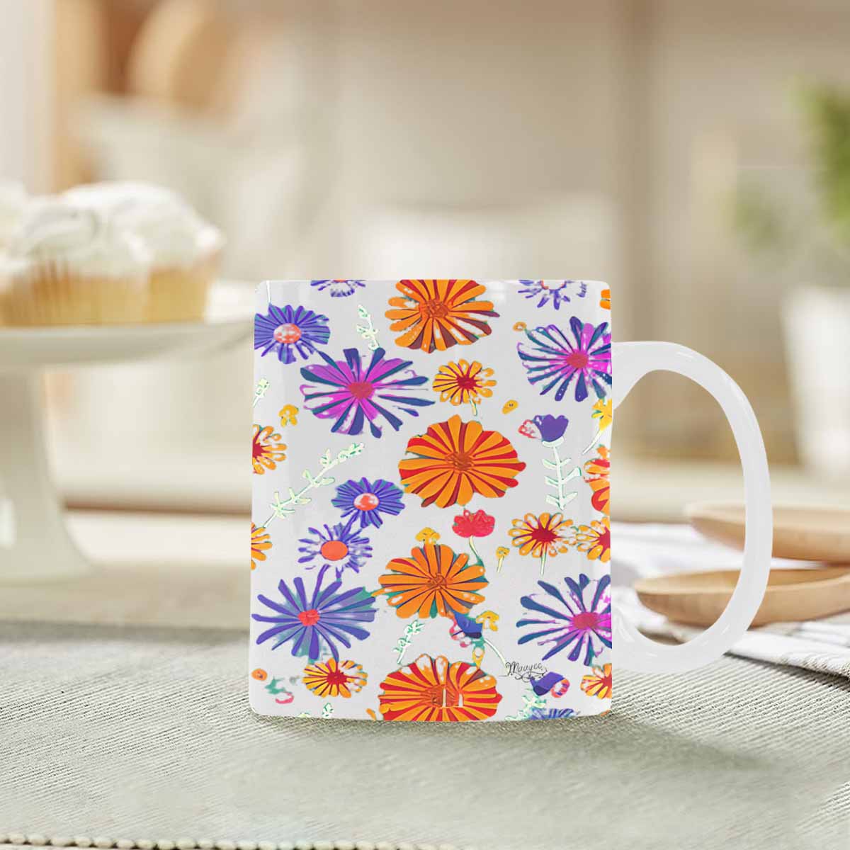 Quality Mug, coffee mug, tea cup, Set 1A, Mixed Floral design 30