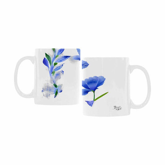 USA made Quality Mug, coffee mug, tea cup, Bright florals, Set 1A, Design 79