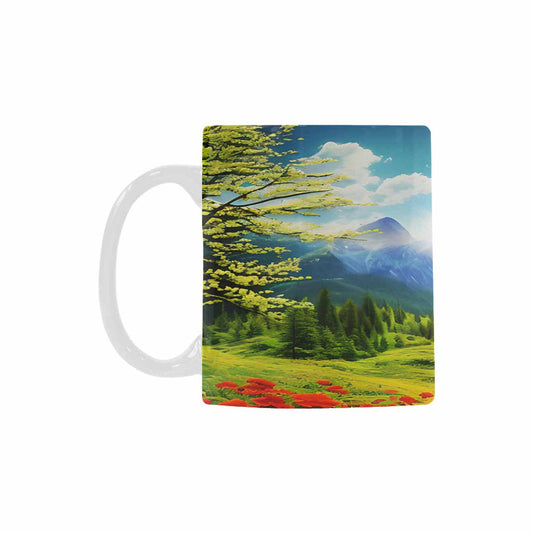 Rivers & Mountains Landscape mugs, set 1 design 27