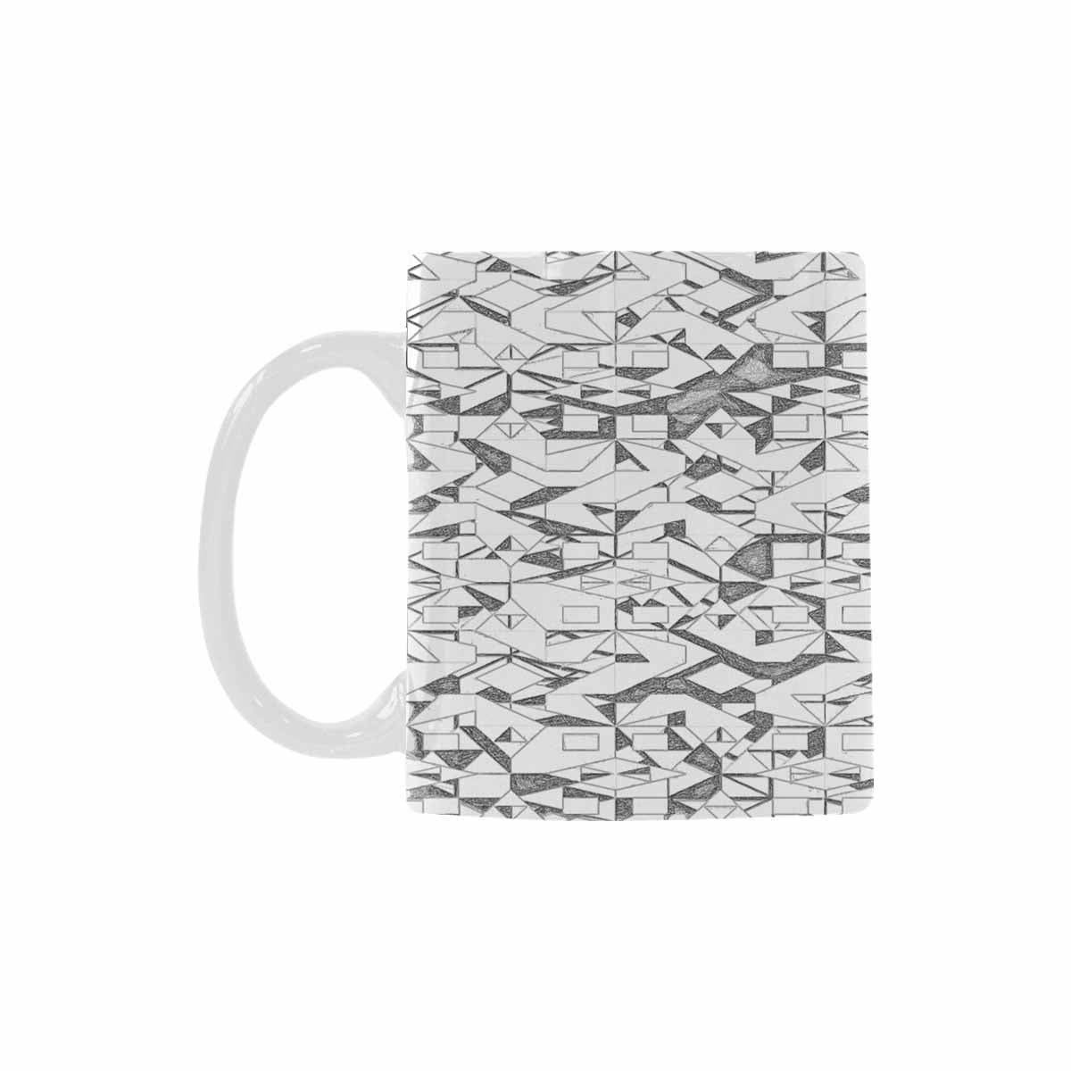 Quality Mug, coffee mug, tea cup, B & W Abstract, Set 1, design 148