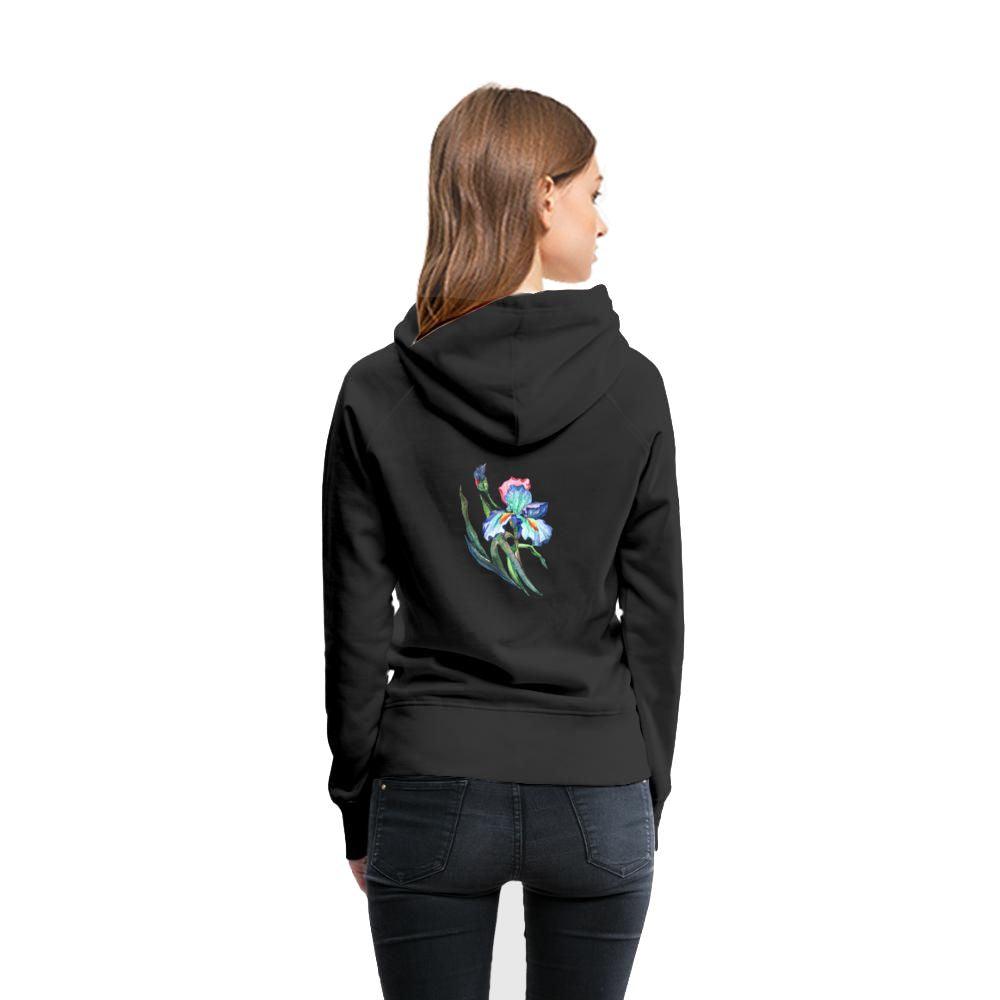 Women's Hoodie iris floral print